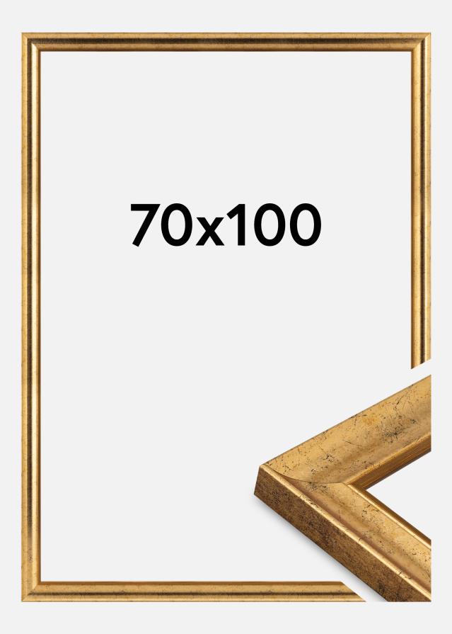 Πλαίσιο Conca Ακρυλικό γυαλί Χρυσός 70x100 cm