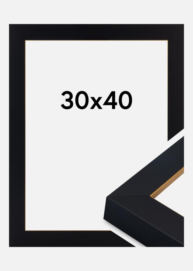 Πλαίσιο Sussex Ακρυλικό γυαλί Μαύρο/Χρυσό 30x40 cm