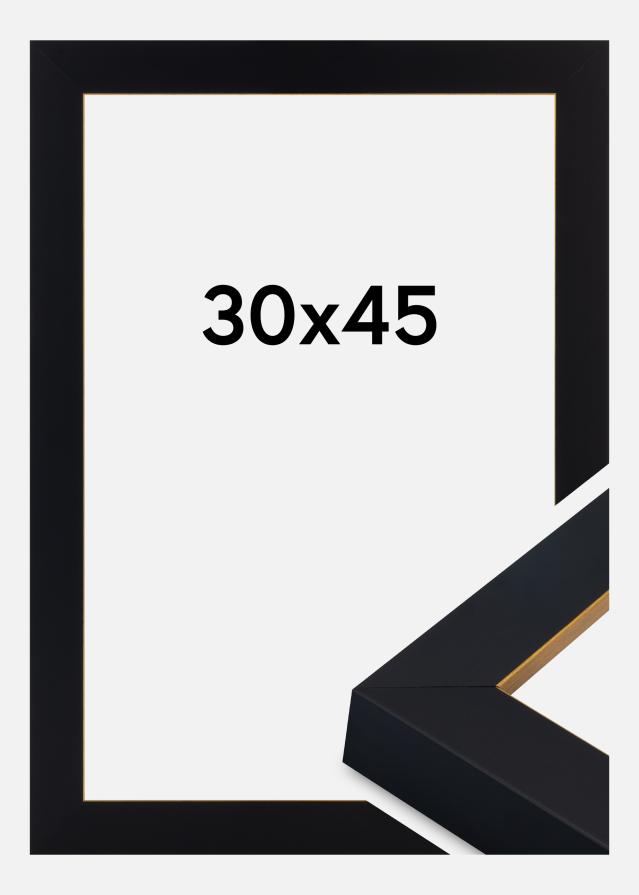 Πλαίσιο Sussex Ακρυλικό γυαλί Μαύρο/Χρυσό 30x45 cm