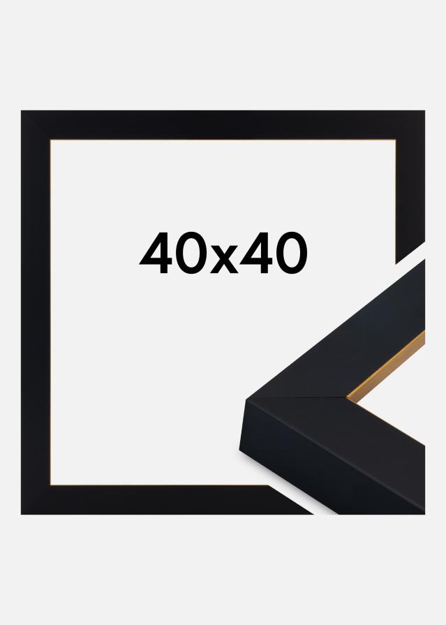 Πλαίσιο Sussex Ακρυλικό γυαλί Μαύρο/Χρυσό 40x40 cm