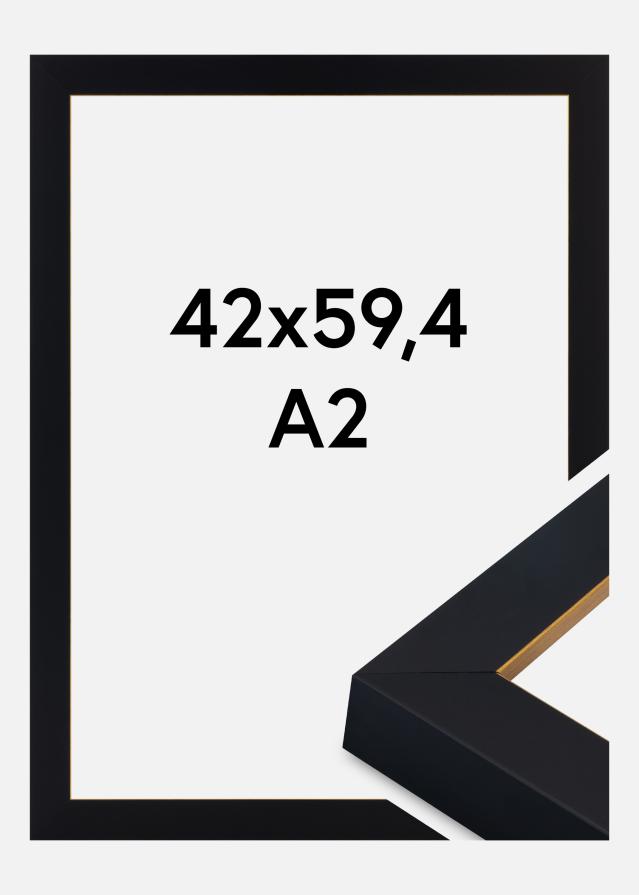 Πλαίσιο Sussex Ακρυλικό γυαλί Μαύρο/Χρυσό 42x59.4 cm (A2)
