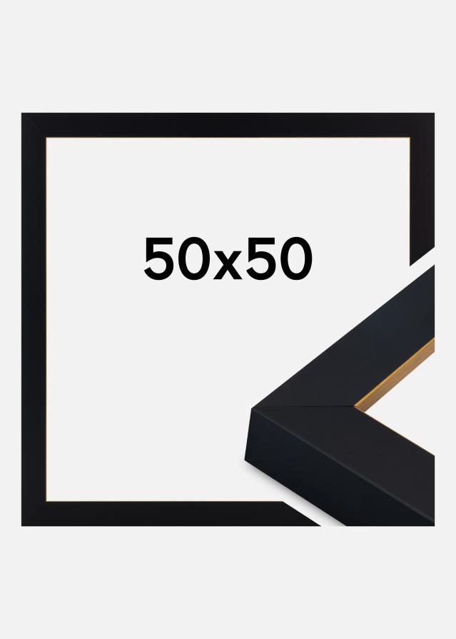 Πλαίσιο Sussex Ακρυλικό γυαλί Μαύρο/Χρυσό 50x50 cm