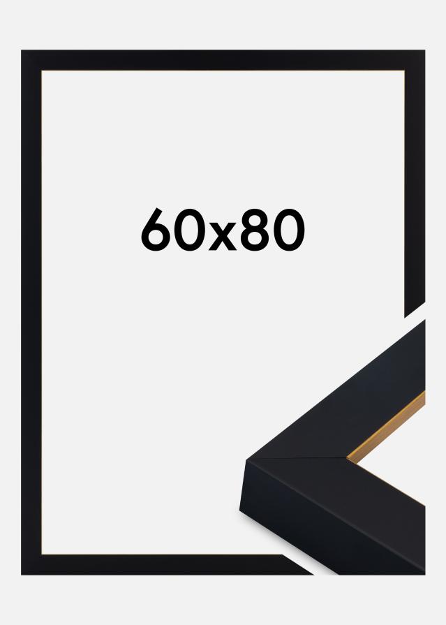 Πλαίσιο Sussex Ακρυλικό γυαλί Μαύρο/Χρυσό 60x80 cm