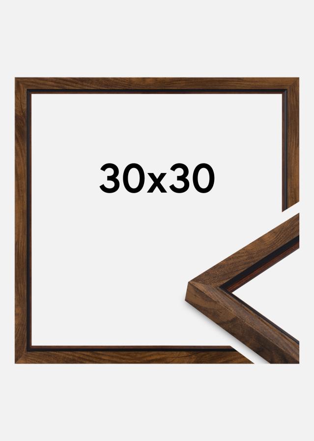 Πλαίσιο Obsidian Ακρυλικό γυαλί Καρυδιά 30x30 cm