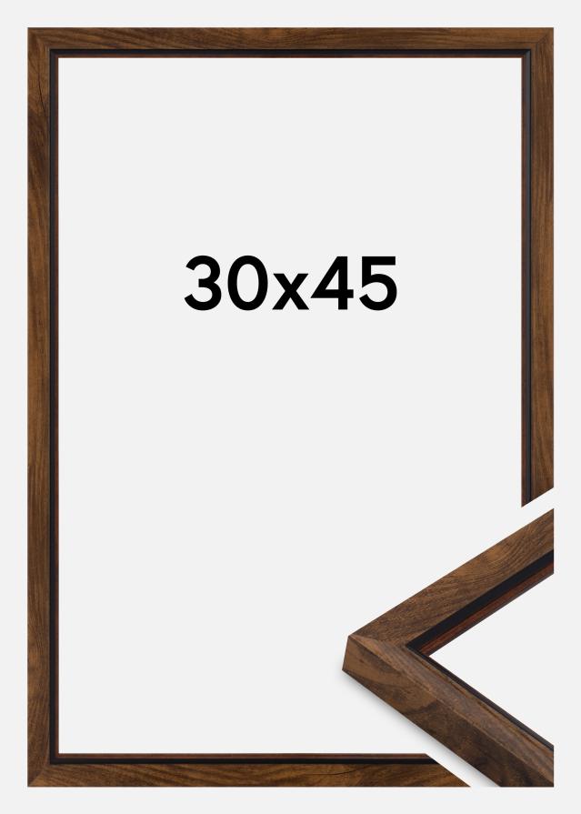 Πλαίσιο Obsidian Ακρυλικό γυαλί Καρυδιά 30x45 cm