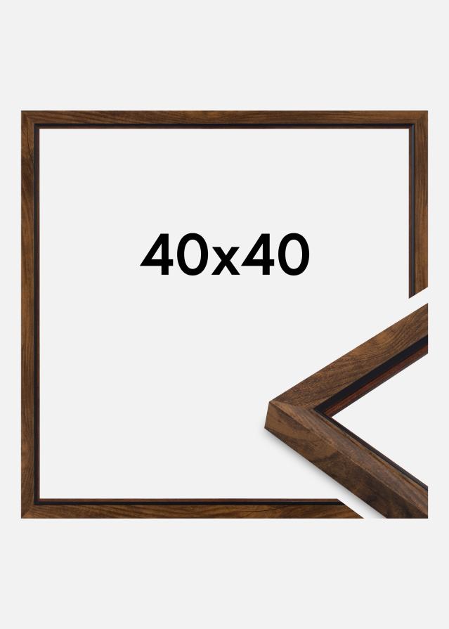 Πλαίσιο Obsidian Ακρυλικό γυαλί Καρυδιά 40x40 cm