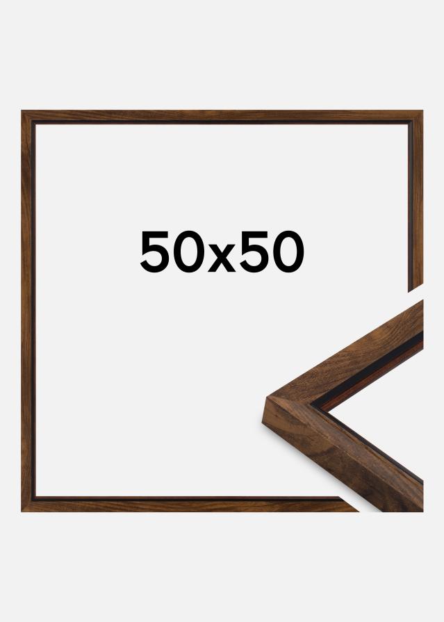 Πλαίσιο Obsidian Ακρυλικό γυαλί Καρυδιά 50x50 cm