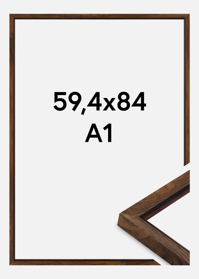Πλαίσιο Obsidian Ακρυλικό γυαλί Καρυδιά 59.4x84 cm (A1)