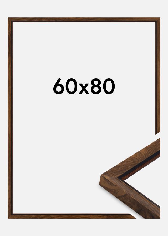 Πλαίσιο Obsidian Ακρυλικό γυαλί Καρυδιά 60x80 cm