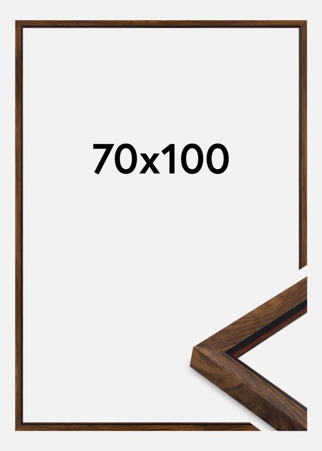 Πλαίσιο Obsidian Ακρυλικό γυαλί Καρυδιά 70x100 cm