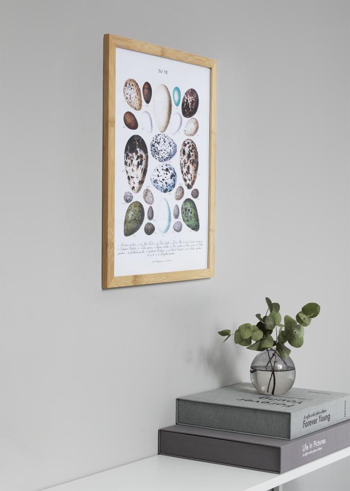 Πλαίσιο Hoei Μπαμπού 50x70 cm - Πασπαρτού Λευκό 40x60 cm