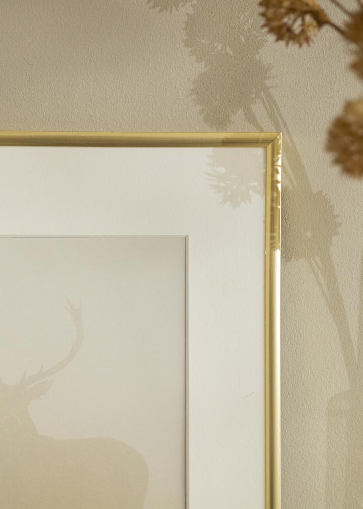 Πλαίσιο New Lifestyle Χρυσός 30x30 cm - Πασπαρτού Λευκό 20x20 cm