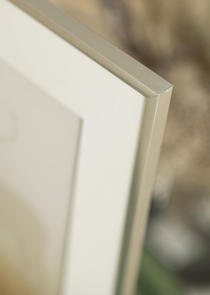 Πλαίσιο New Lifestyle Ασήμι 10x18 cm - Πασπαρτού Λευκό 8x10 cm