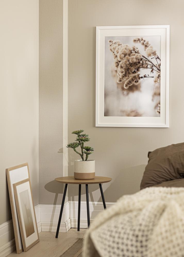 Πλαίσιο Λευκό Ξύλο 65x90 cm - Πασπαρτού Λευκό 55x80 cm