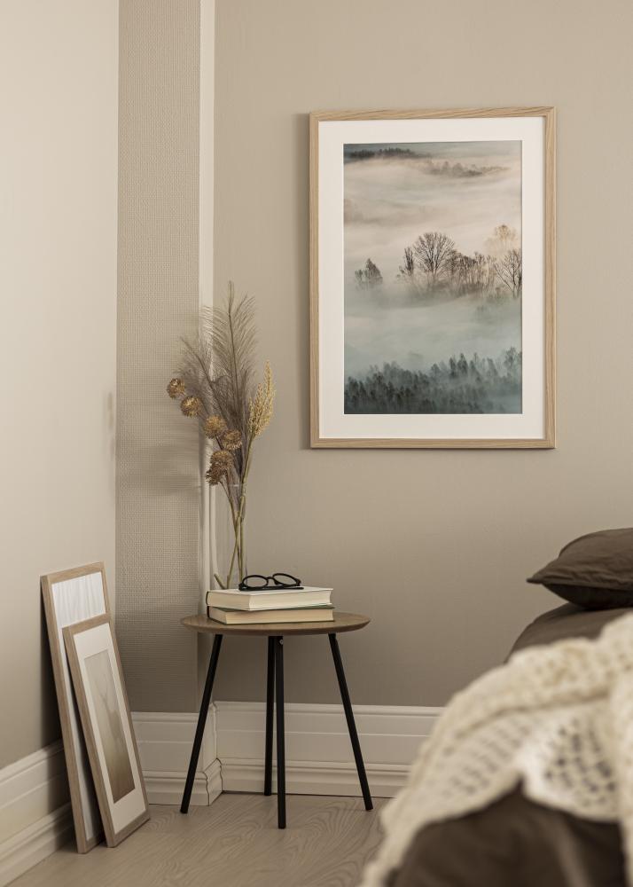 Πλαίσιο Ξύλο Δρυς 68x98 cm - Πασπαρτού Λευκό 56x76 cm