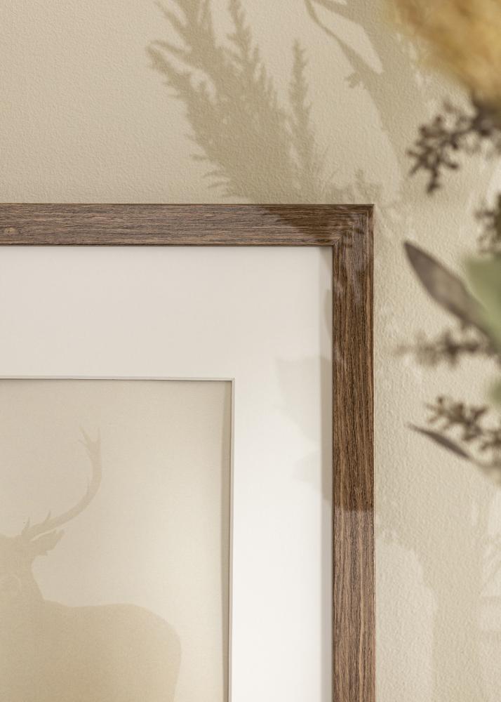 Πλαίσιο Stilren κρύο Καστανός 40x50 cm - Πασπαρτού Λευκό 29,7x42 cm