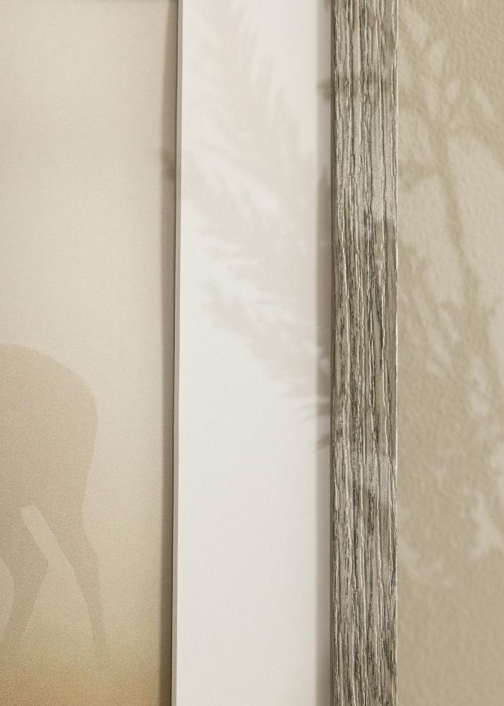 Πλαίσιο Stilren Γκρί Δρυς 40x50 cm - Πασπαρτού Λευκό 27,5x37 cm