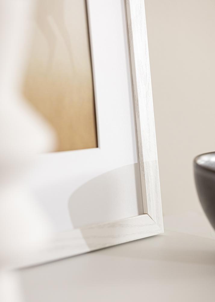 Πλαίσιο Stilren Λευκό Δρυς 40x50 cm - Πασπαρτού Λευκό 12x15 inches