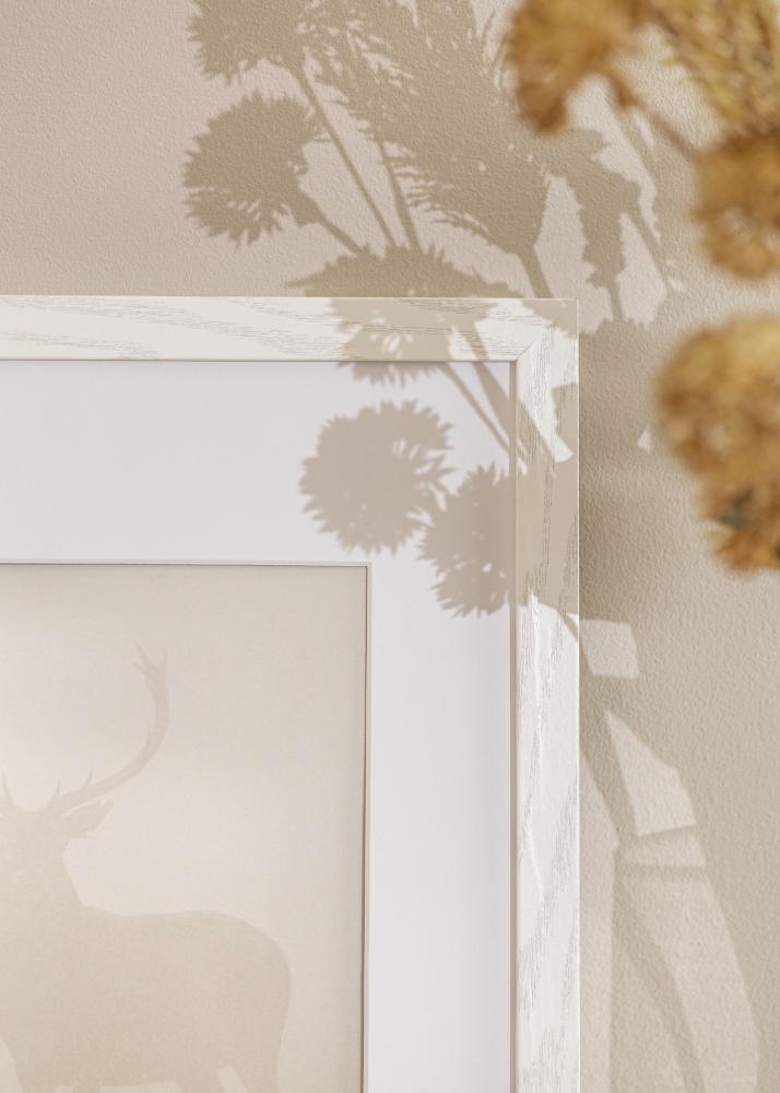 Πλαίσιο Stilren Λευκό Δρυς 40x50 cm - Πασπαρτού Λευκό 12x15 inches