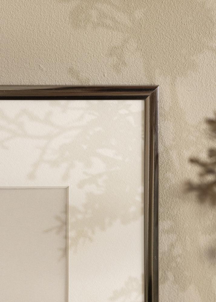 Πλαίσιο New Lifestyle Ατσάλι 10x18 cm - Πασπαρτού Λευκό 8x10 cm