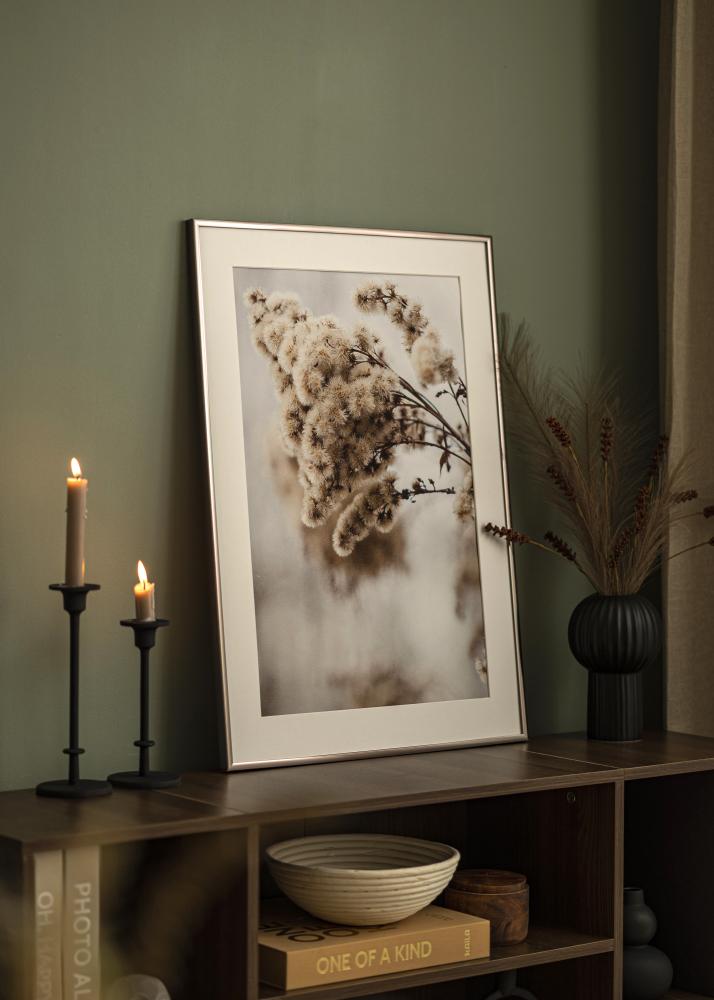 Πλαίσιο New Lifestyle Ατσάλι 10x18 cm - Πασπαρτού Λευκό 8x10 cm