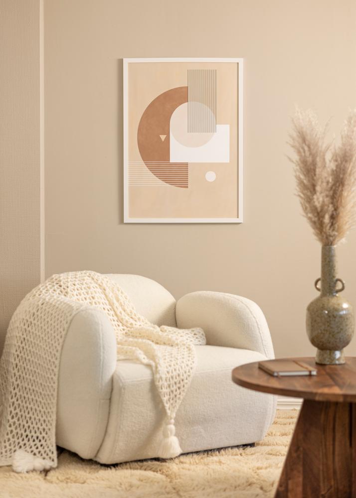 Πλαίσιο BGA Classic Λευκό 50x100 cm - Πασπαρτού Λευκό 40x90 cm