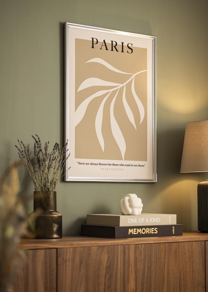 Πλαίσιο Gala Ασήμι 50x70 cm - Πασπαρτού Λευκό 39x60 cm