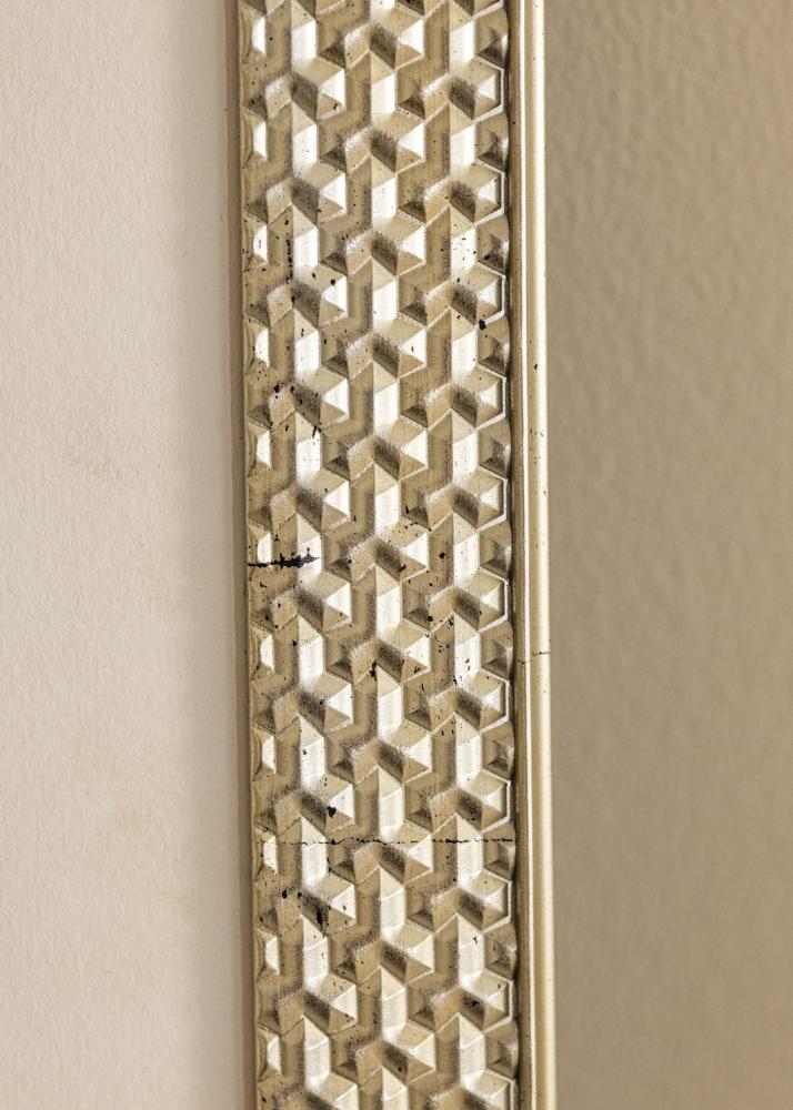 Πλαίσιο Grace Ασήμι 30x40 cm - Πασπαρτού Λευκό 22x32 cm