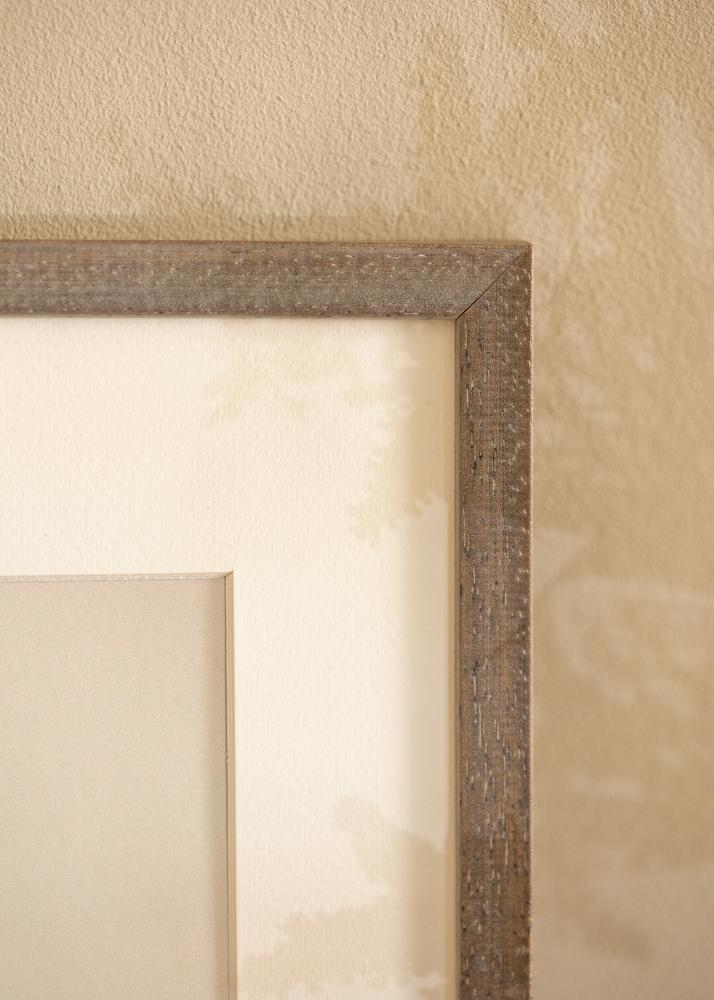 Πλαίσιο Ares Γκρί 40x50 cm - Πασπαρτού Λευκό 29,7x42 cm