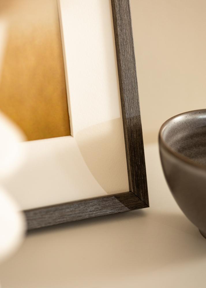 Πλαίσιο Ares Γκρί Δρυς 45x60 cm - Πασπαρτού Λευκό B3 353x500 mm