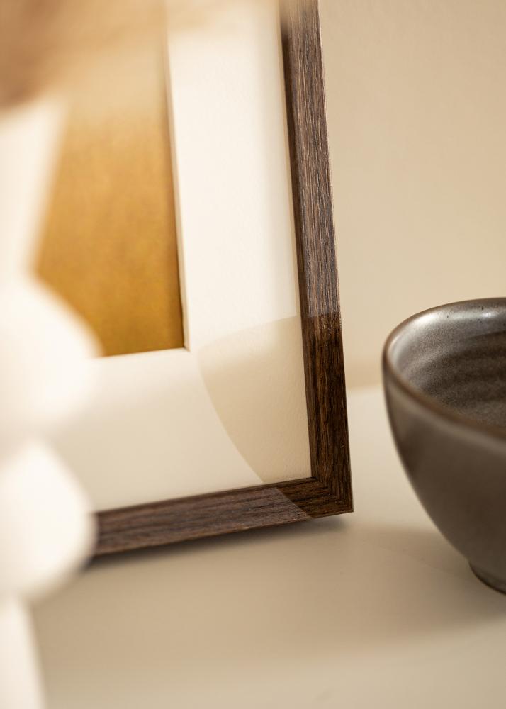 Πλαίσιο Ares Καρυδιά 28x35 cm - Πασπαρτού Λευκό 18x25 cm