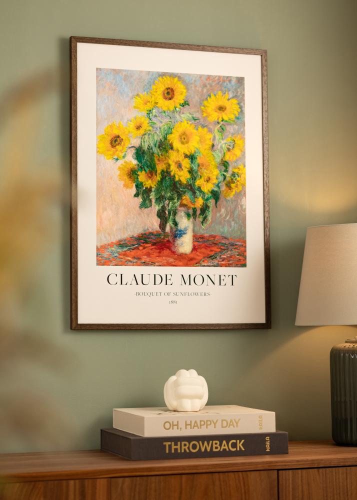 Πλαίσιο Ares Καρυδιά 28x35 cm - Πασπαρτού Λευκό 18x25 cm