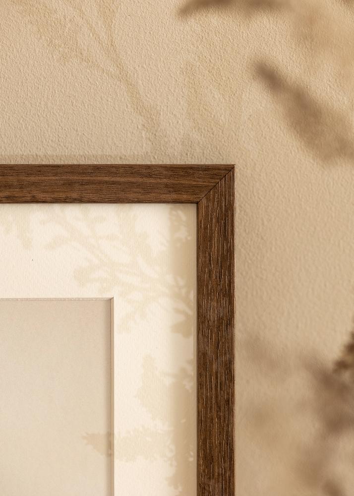 Πλαίσιο Hermes Καρυδιά 60x70 cm - Πασπαρτού Λευκό 50x56 cm