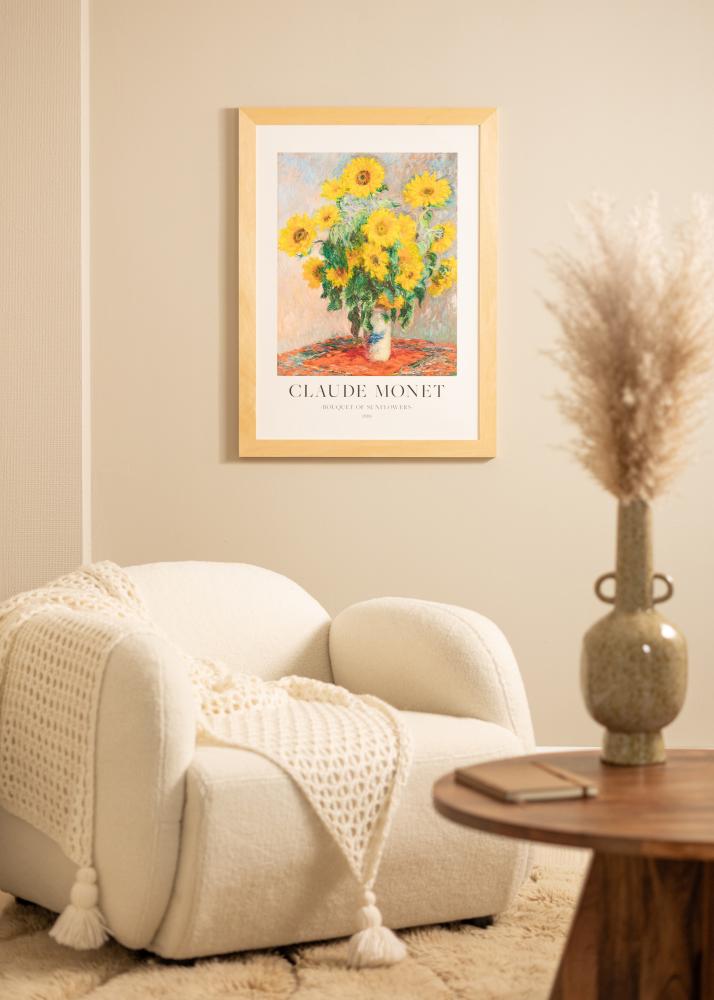 Πλαίσιο Juno ξύλο 40x50 cm - Πασπαρτού Λευκό 30x38 cm