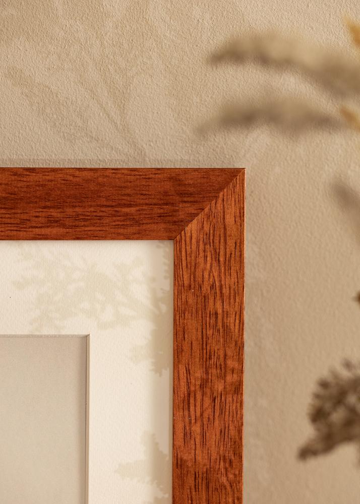 Πλαίσιο Juno Κεράσι 40x60 cm - Πασπαρτού Λευκό 30x50 cm