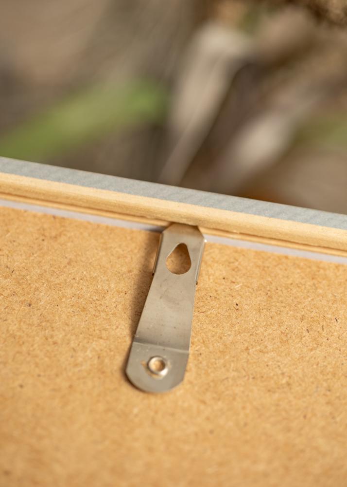 Πλαίσιο Ares Ασήμι 24x30 cm - Πασπαρτού Λευκό 7x9 inches