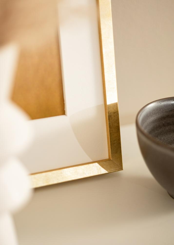 Πλαίσιο Ares Χρυσός 50x60 cm - Πασπαρτού Λευκό 16x20 inches