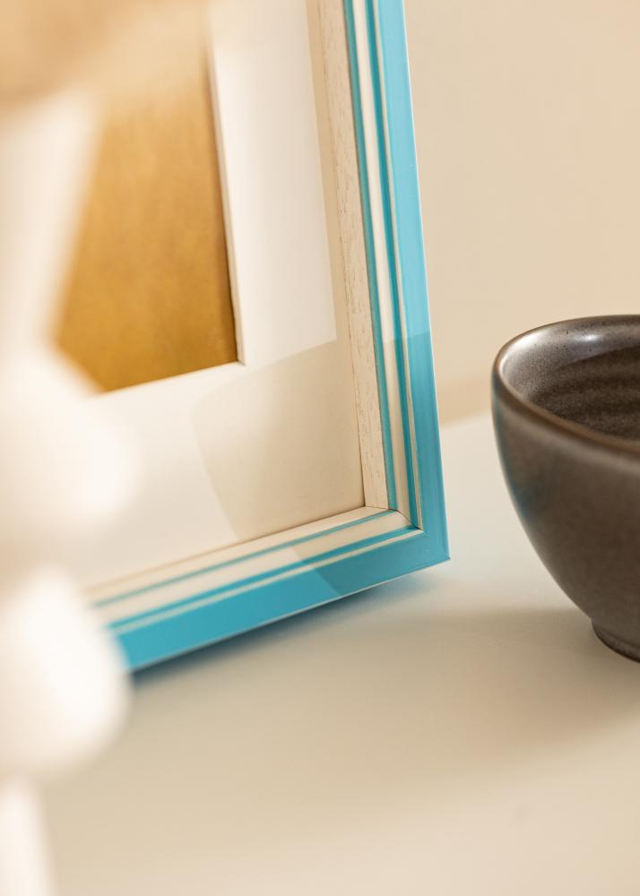 Πλαίσιο Diana Ανοιχτό μπλε 60x60 cm - Πασπαρτού Λευκό 45x45 cm