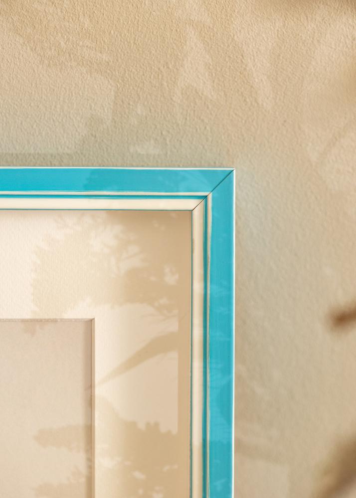 Πλαίσιο Diana Ανοιχτό μπλε 60x60 cm - Πασπαρτού Λευκό 45x45 cm