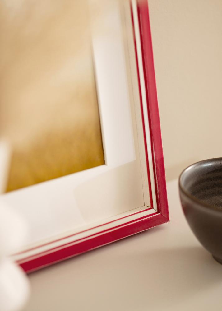 Πλαίσιο Diana κόκκινο 45x60 cm - Πασπαρτού Λευκό 35x50 cm