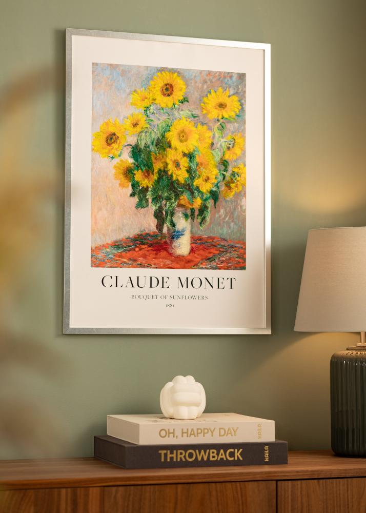 Πλαίσιο Minerva Ασήμι 30x40 cm - Πασπαρτού Λευκό 20x30 cm