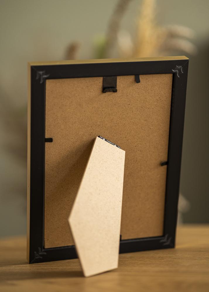 Πλαίσιο Gala Χρυσός 13x18 cm - Πασπαρτού Λευκό B7 88x125 mm