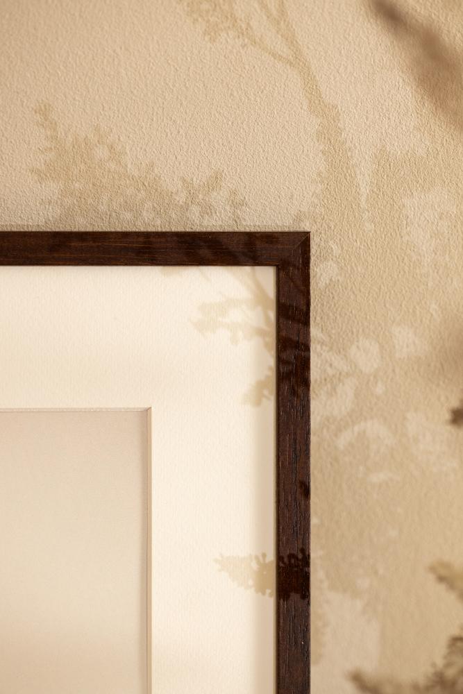 Πλαίσιο Edsbyn Καρυδιά 14x20 cm - Πασπαρτού Λευκό 8x12 cm