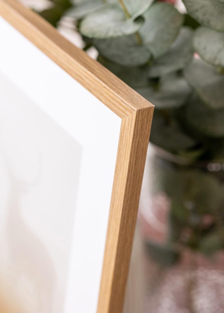 Πλαίσιο Modern Teak 50x70 cm - Πασπαρτού Λευκό 42x59,4 cm