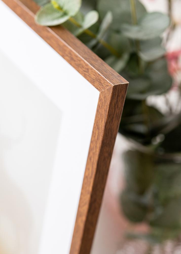 Πλαίσιο Modern Ζεστό Καστανός 40x50 cm - Πασπαρτού Λευκό 30x40 cm