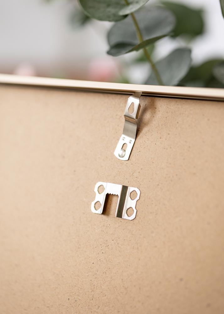 Πλαίσιο αλουμινίου ορείχαλκος 70x100 cm - Πασπαρτού Λευκό 24x36 inches