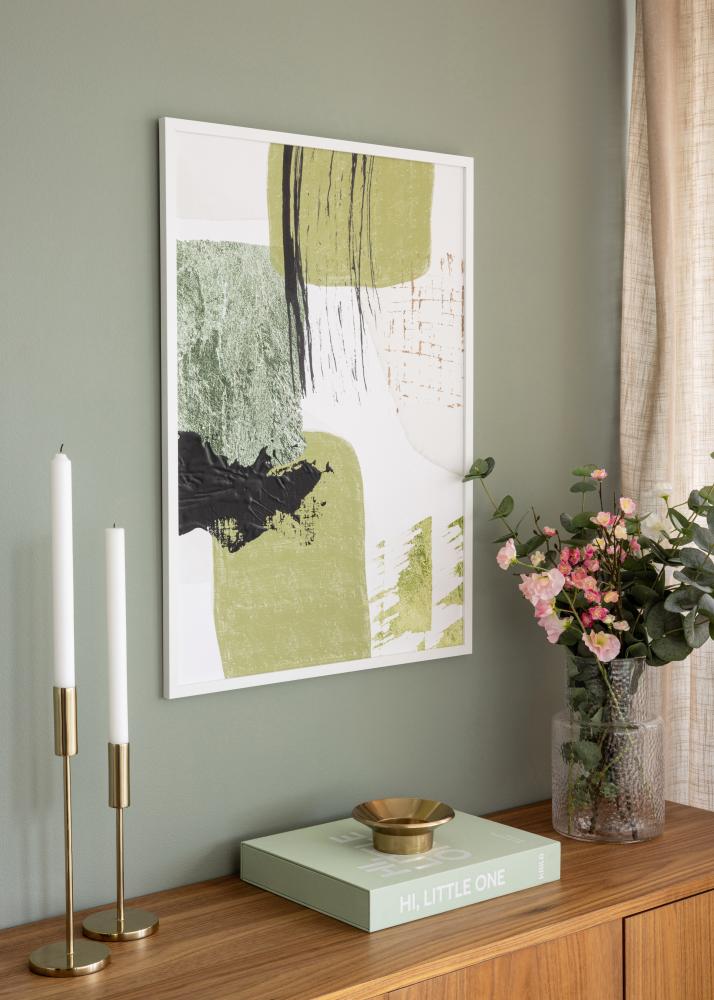 Πλαίσιο Trendy Ακρυλικό γυαλί Λευκό 50x60 cm