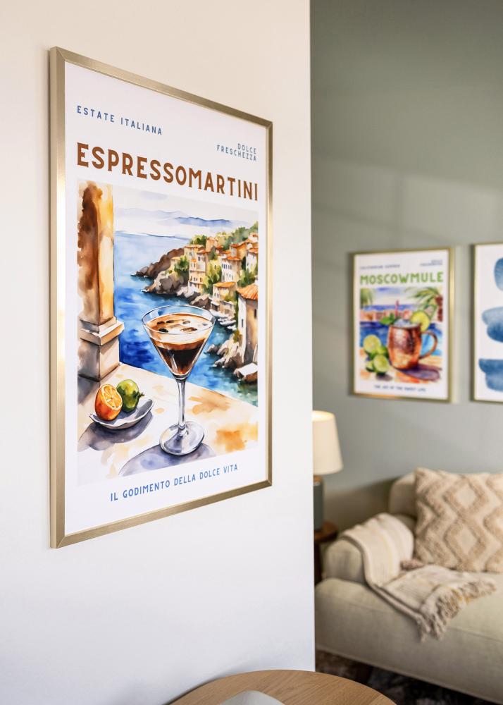 Πλαίσιο Trendy Ακρυλικό γυαλί Χρυσός 50x60 cm