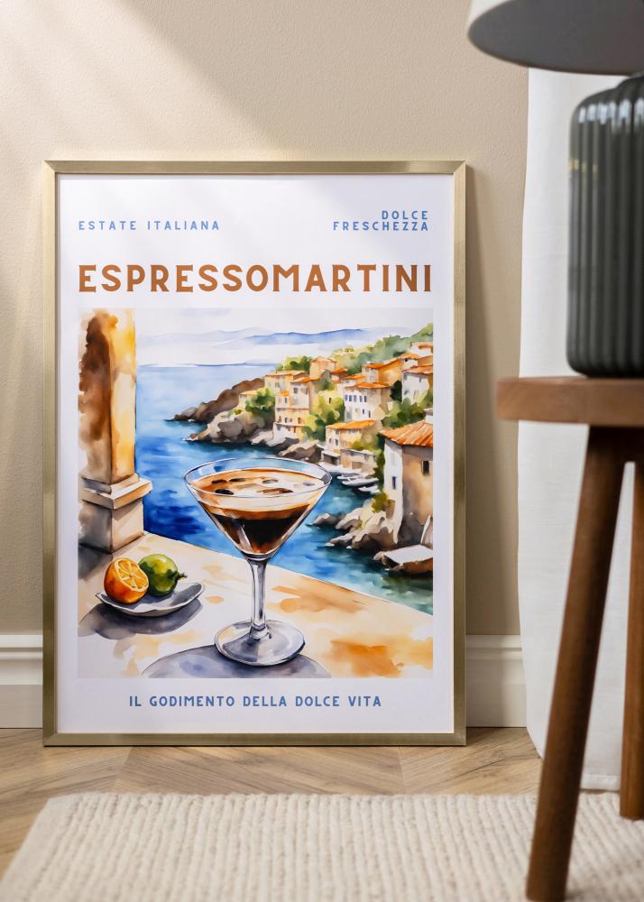 Πλαίσιο Trendy Ακρυλικό γυαλί Χρυσός 50x60 cm