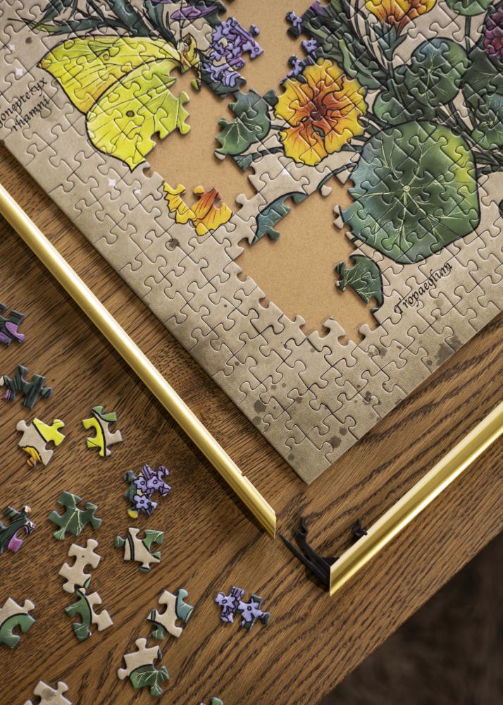 Κορνίζα παζλ Χρυσός 50x70 cm